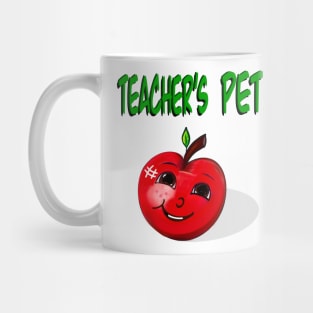 Teacher Teachers Teach Teaching teacher’s pet smiling red apple Mug